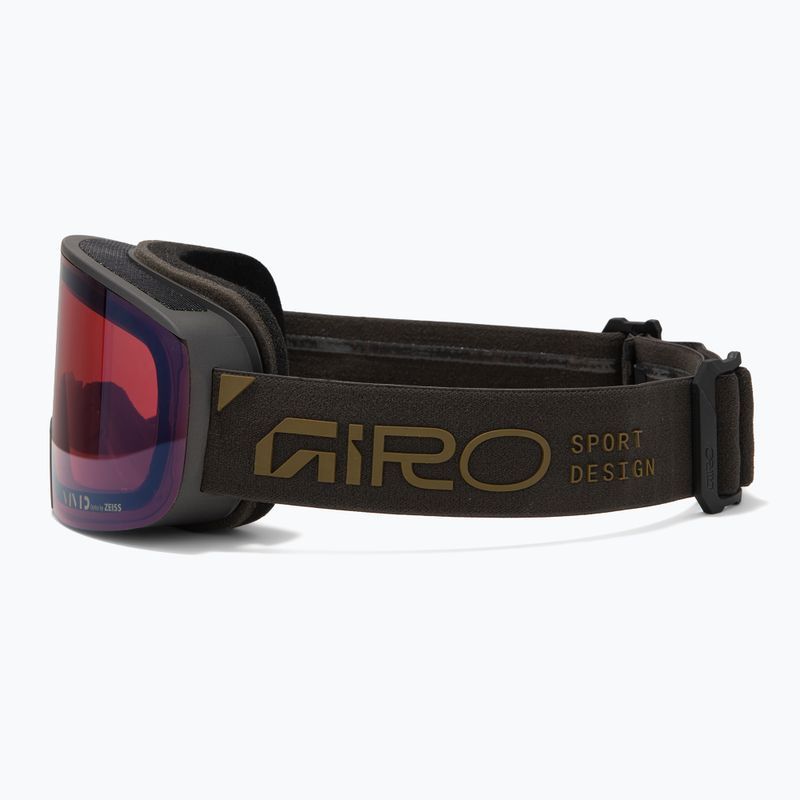 Gogle narciarskie Giro Axis midnight brown stacked/vivid petrol/vivid infrared 5