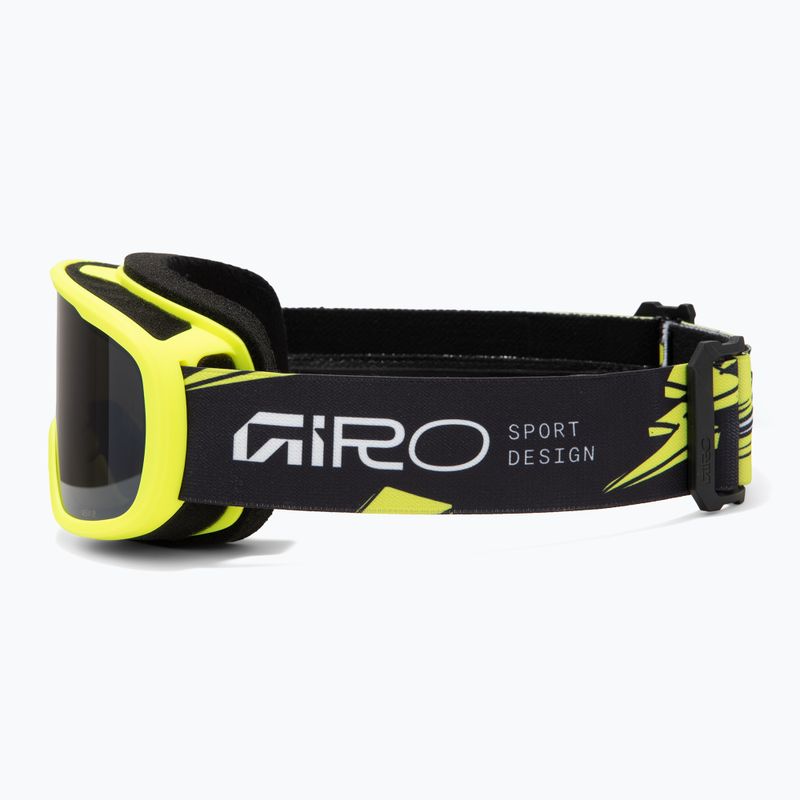 Gogle narciarskie dziecięce Giro Buster Jr yellow bolts/ultra black 4