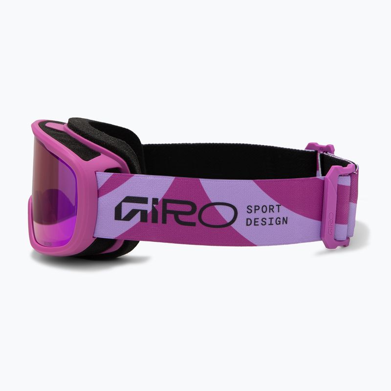 Gogle narciarskie dziecięce Giro Buster Jr pink flow/amber pink 4