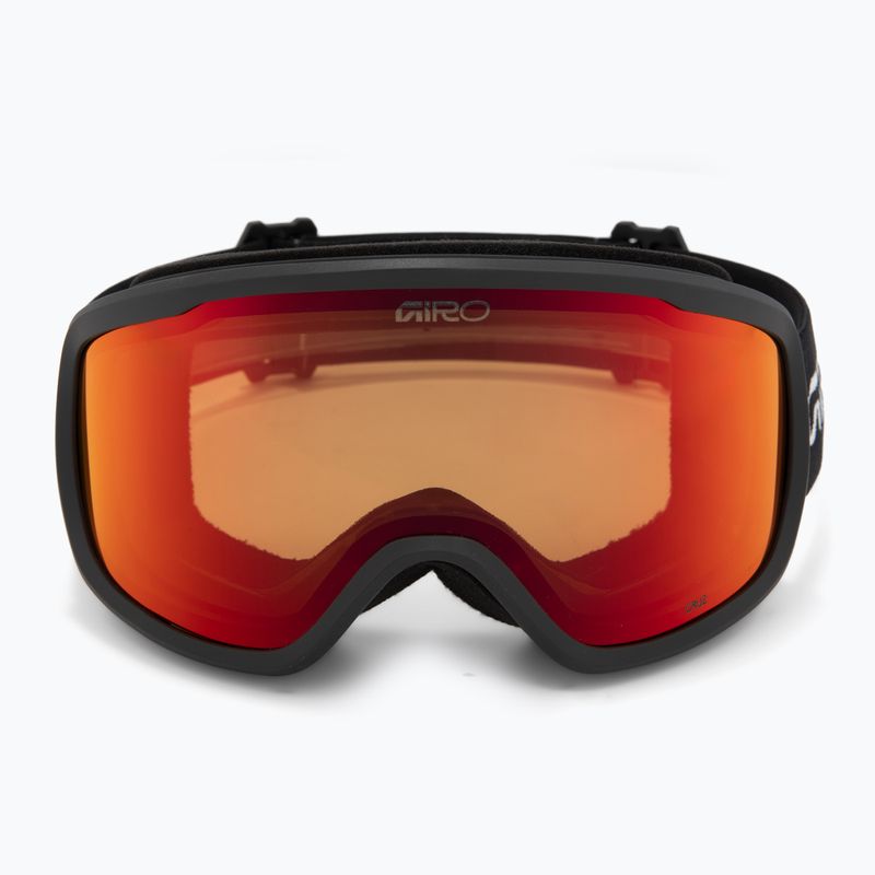 Gogle narciarskie Giro Cruz black stacked/amber scarlet 2