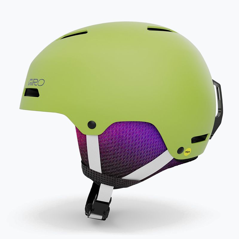 Kask narciarski dziecięcy Giro Crue matte fluorescent green 10