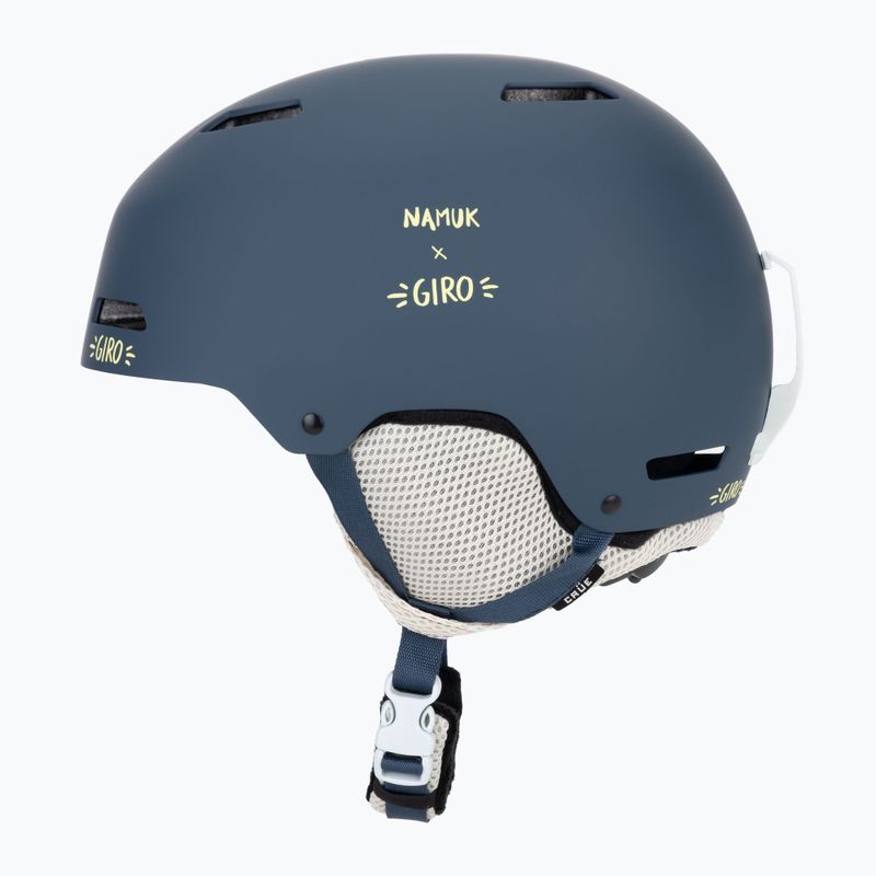 Kask narciarski dziecięcy Giro Crue  matte dark blue namuk 3