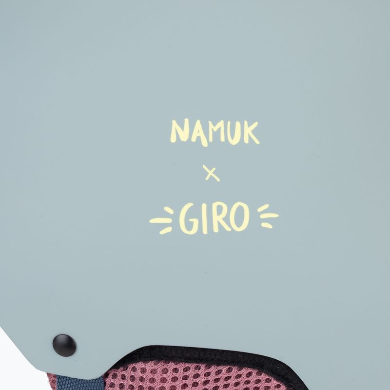 Kask narciarski dziecięcy Giro Crue matte light blue namuk 8