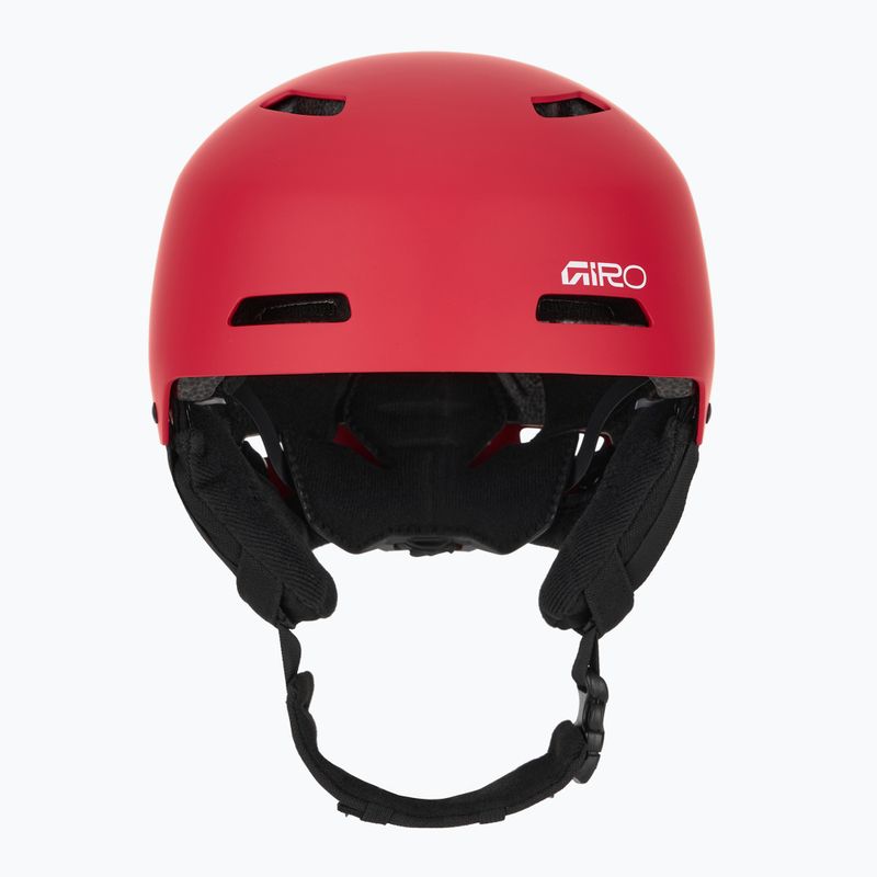 Kask narciaski Giro Ledge FS matte red 2