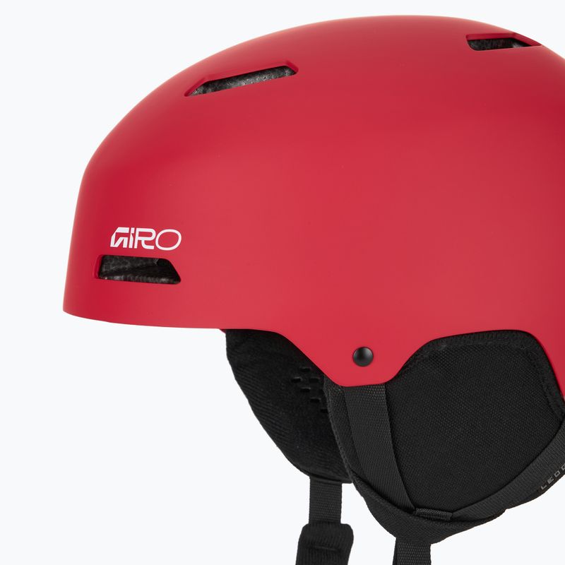 Kask narciaski Giro Ledge FS matte red 7