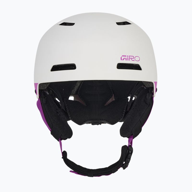 Kask narciaski Giro Ledge FS matte white pink 2