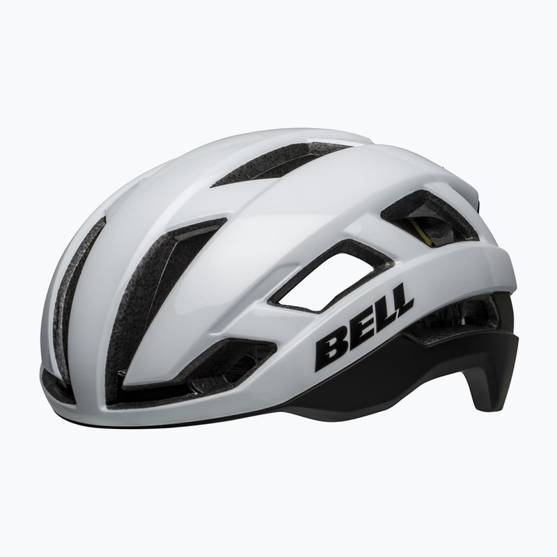 Kask rowerowy Bell Falcon XR Led Integrated MIPS matte gloss white/black