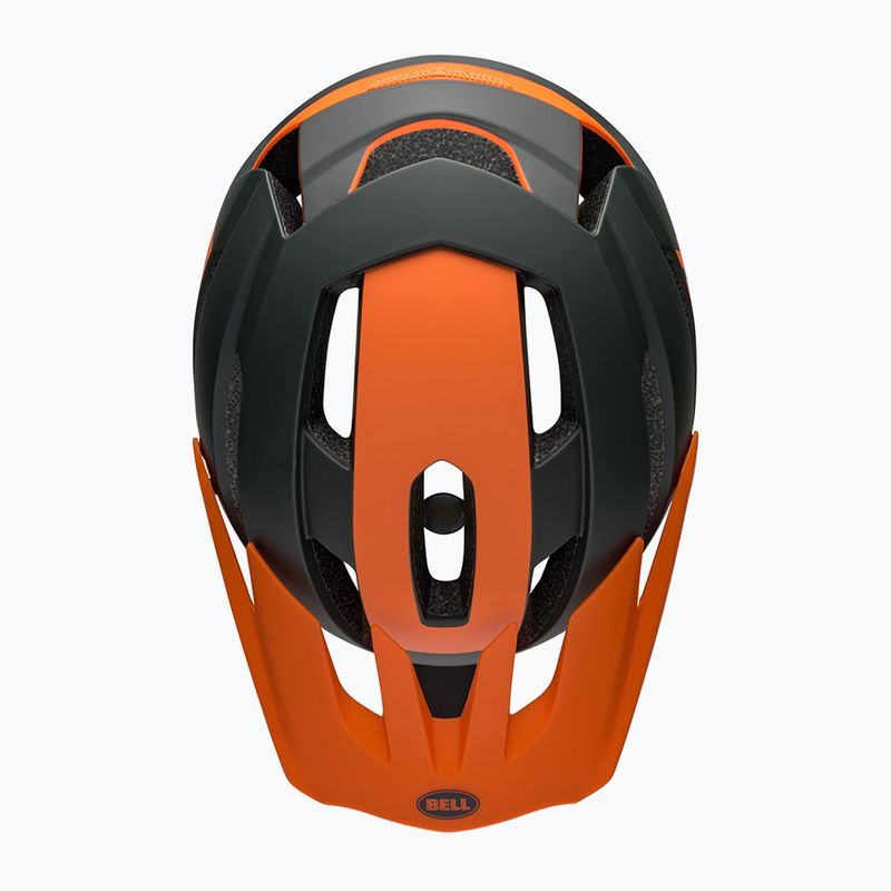 Kask rowerowy Bell 4Forty Air Integrated MIPS matte dark green/orange 4