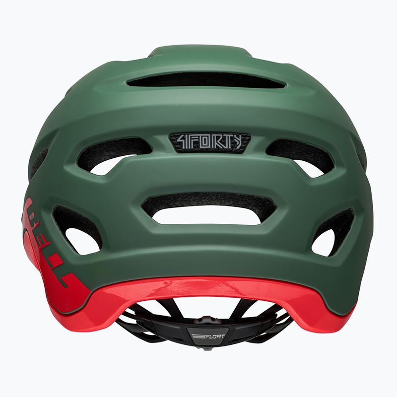 Kask rowerowy Bell 4Forty gloss dark green/infrared 3
