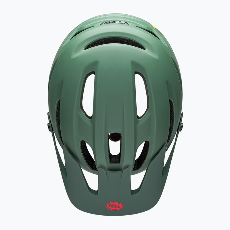 Kask rowerowy Bell 4Forty gloss dark green/infrared 4