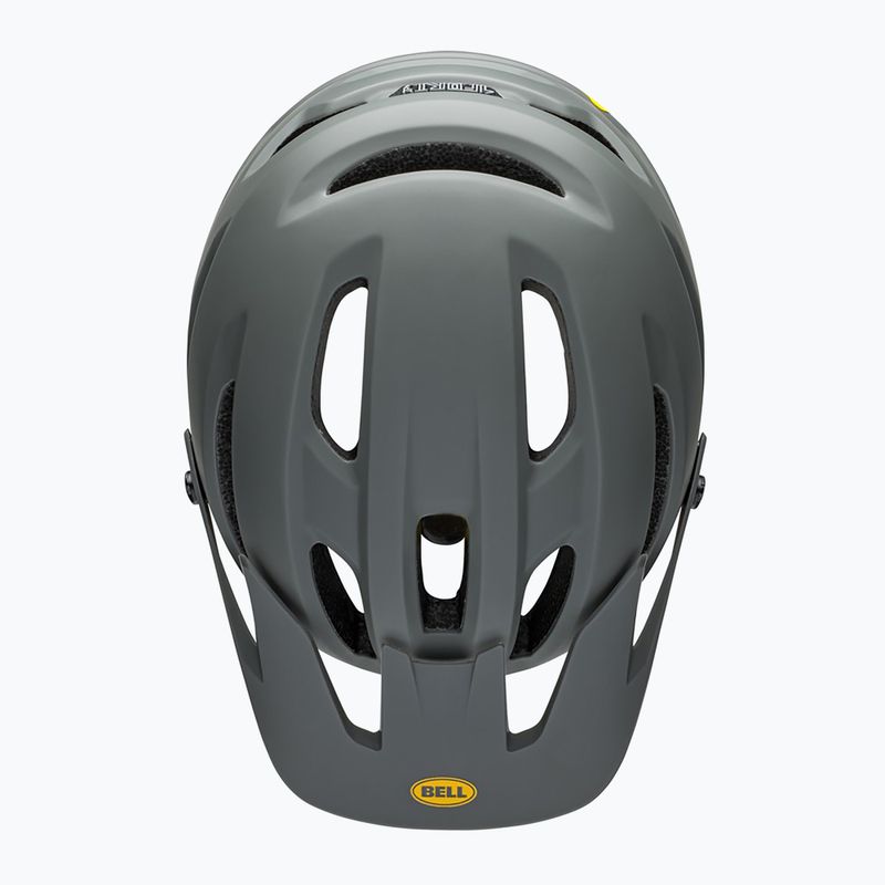 Kask rowerowy Bell 4Forty gloss gray/yellow 4