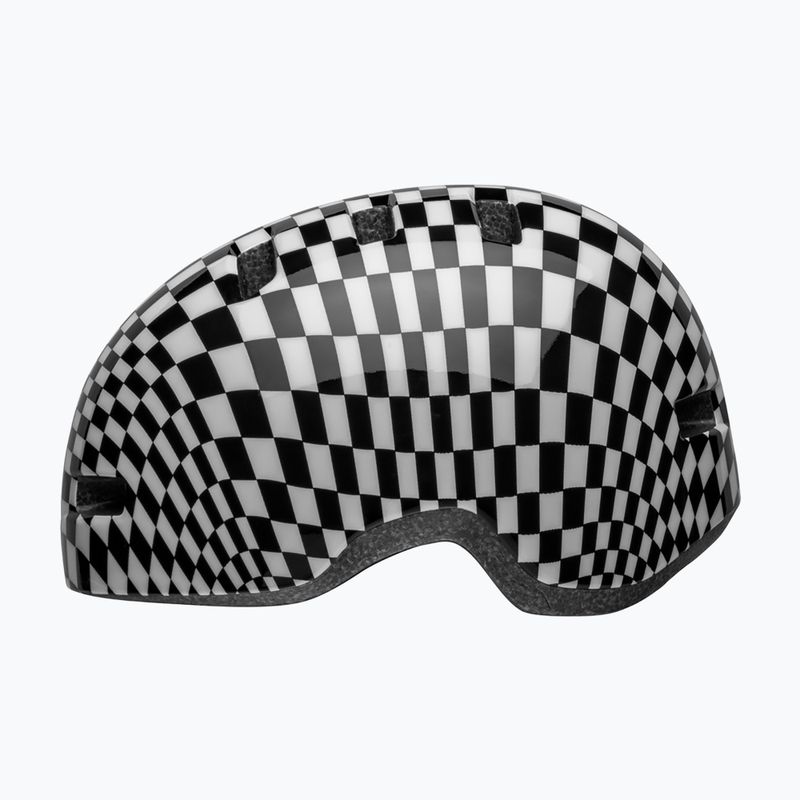 Kask rowerowy dziecięcy Bell Lil Ripper Jr checker gloss black/white 2