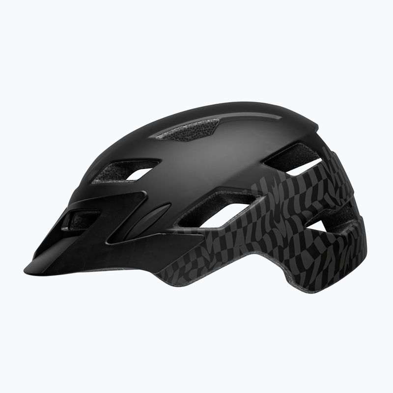 Kask rowerowy dziecięcy Bell Sidetrack Jr wavy checks/matte black 2