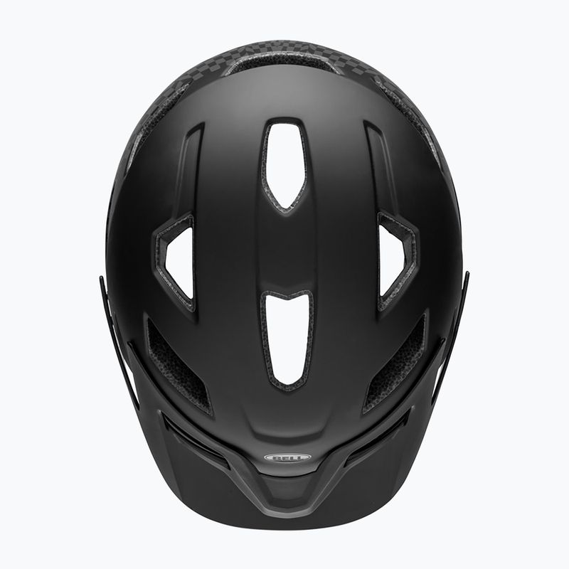 Kask rowerowy dziecięcy Bell Sidetrack Jr wavy checks/matte black 4