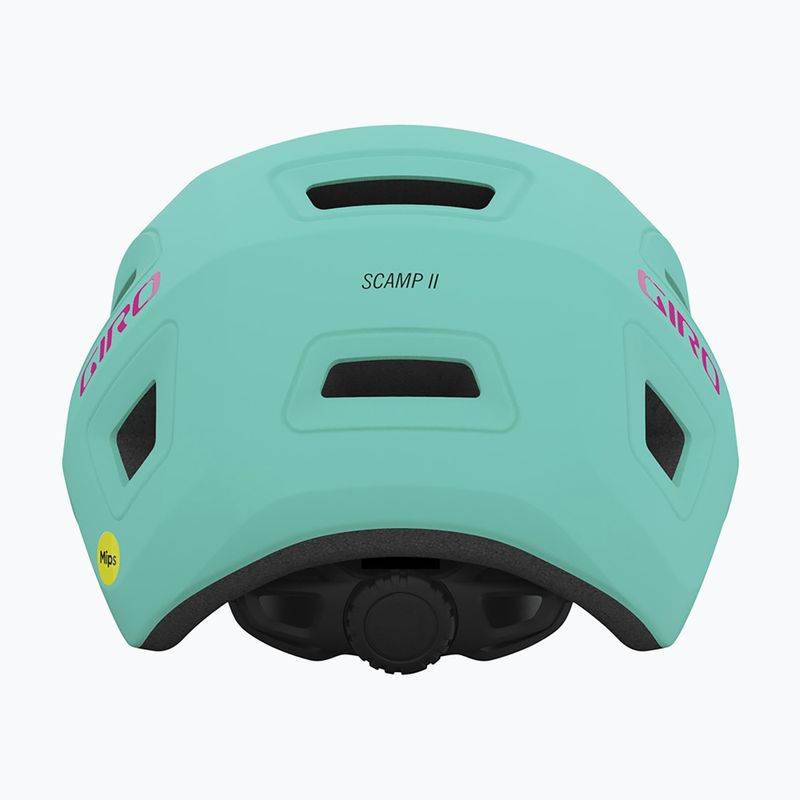 Kask rowerowy dziecięcy Giro Scamp II Jr matte screaming teal/bright pink 3