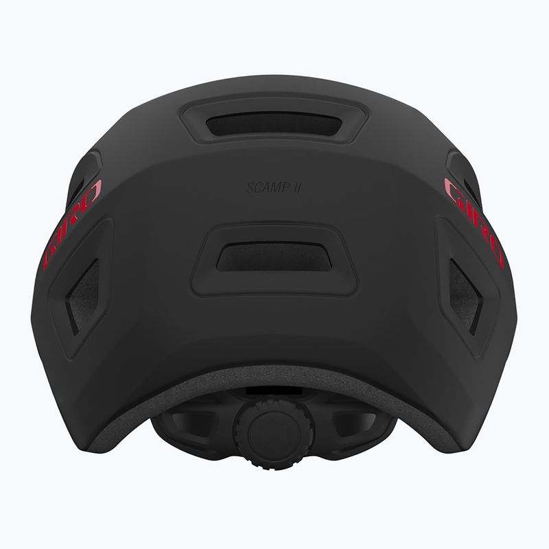 Kask rowerowy dziecięcy Giro Scamp II Integrated Mips Jr matte black/red 3