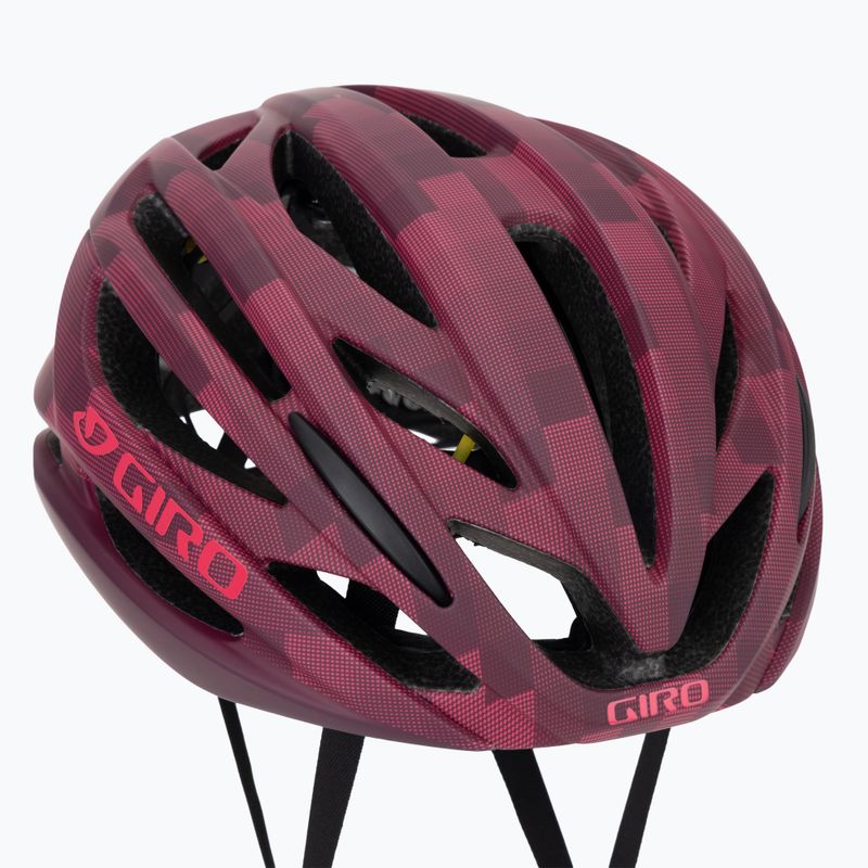 Kask rowerowy Giro Syntax Integrated MIPS matte dark cherry towers 7