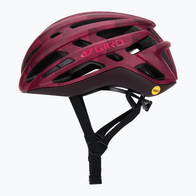 Kask rowerowy Giro Agilis Integrated MIPS matte dark cherry towers 4