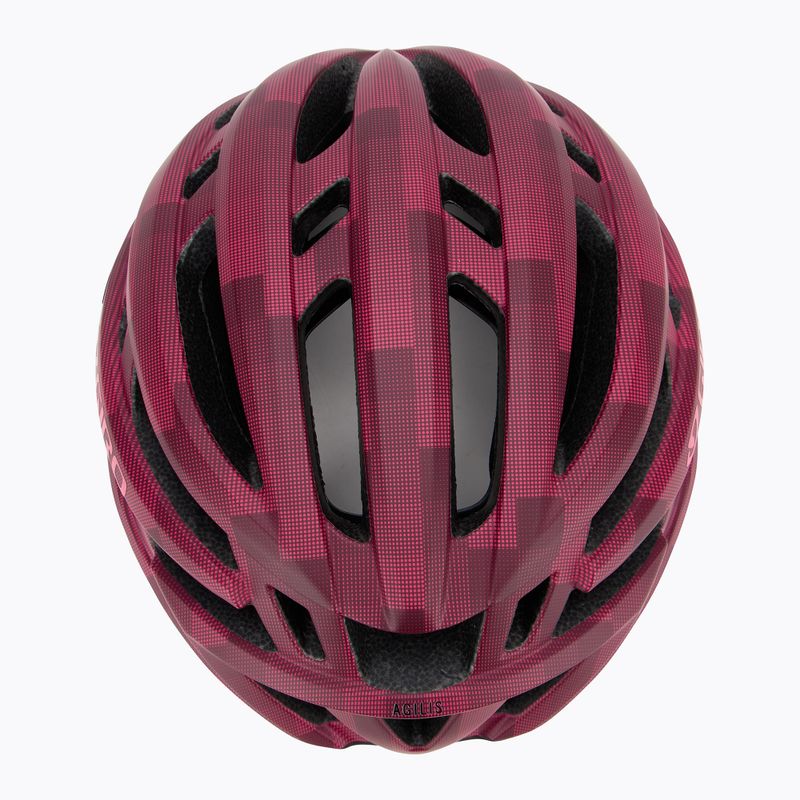 Kask rowerowy Giro Agilis Integrated MIPS matte dark cherry towers 5
