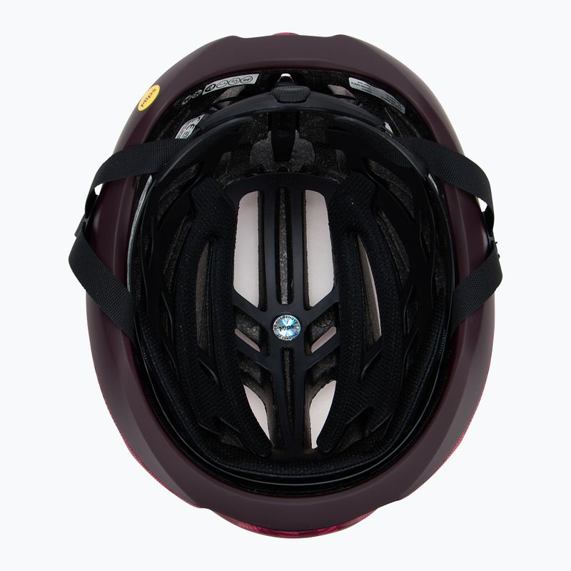 Kask rowerowy Giro Agilis Integrated MIPS matte dark cherry towers 6