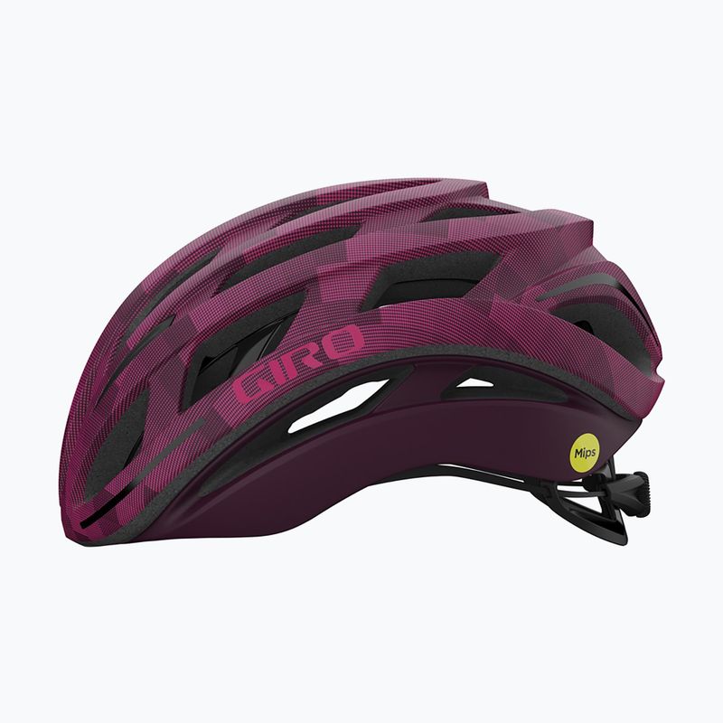 Kask rowerowy Giro Helios Spherical MIPS matte dark cherry towers 2