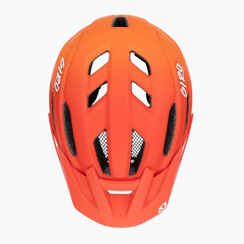 Kask rowerowy dziecięcy Giro Fixture II Integrated MIPS matte red fade 6