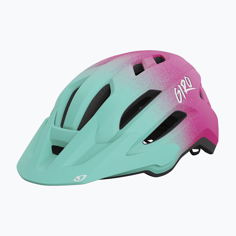 Kask rowerowy dziecięcy Giro Fixture II Integrated MIPS matte teal fade