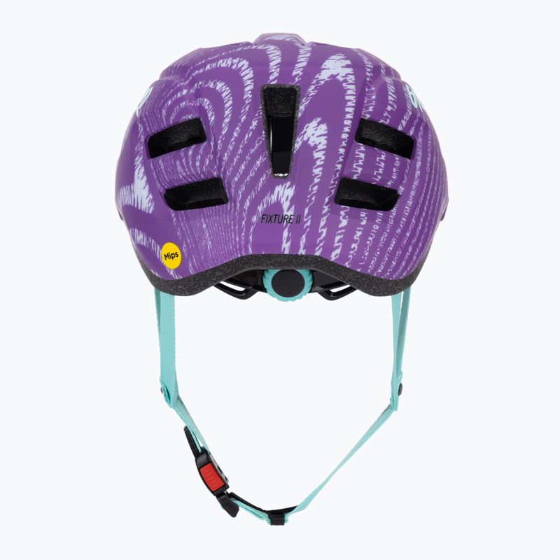 Kask rowerowy dziecięcy Giro Fixture II Integrated MIPS matte purple ripple 4
