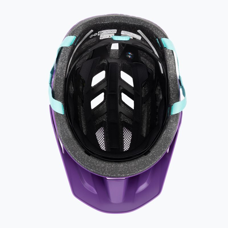 Kask rowerowy dziecięcy Giro Fixture II Integrated MIPS matte purple ripple 5