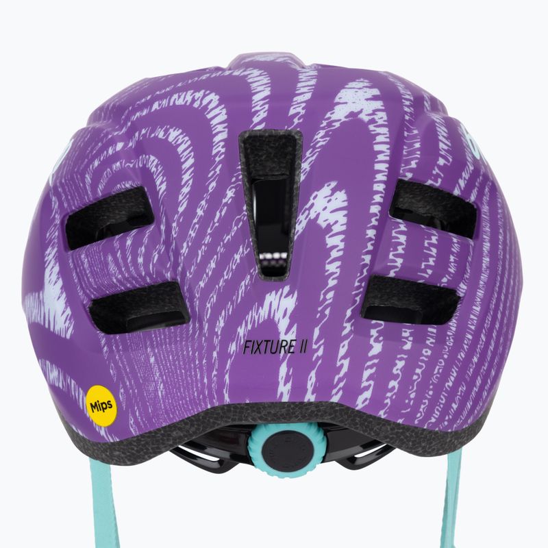 Kask rowerowy dziecięcy Giro Fixture II Integrated MIPS matte purple ripple 11