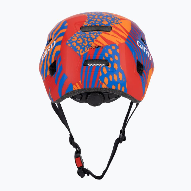 Kask rowerowy dziecięcy Giro Scamp II Jr matte red animal 4