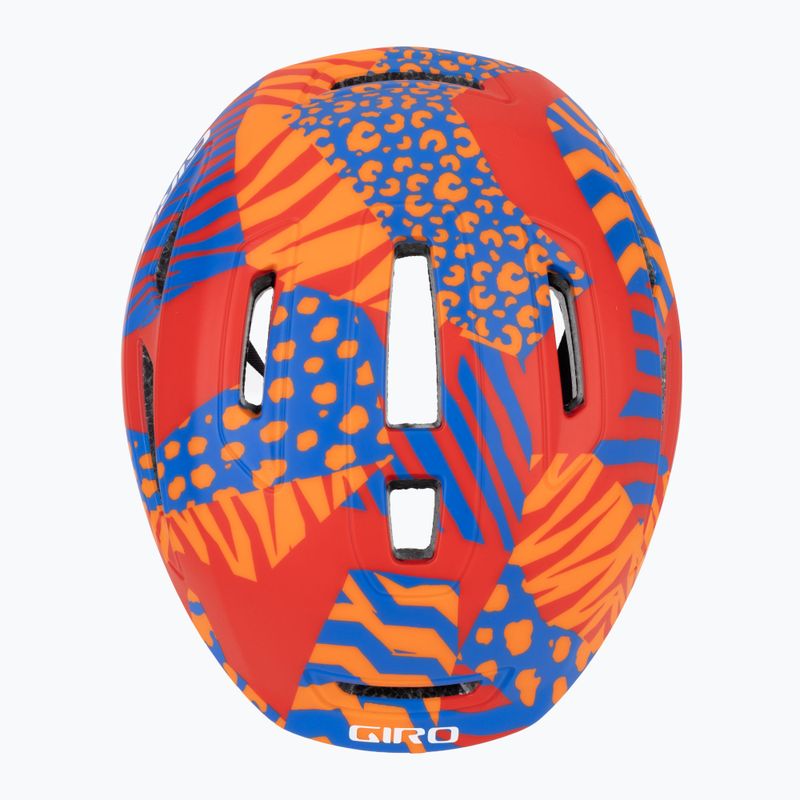 Kask rowerowy dziecięcy Giro Scamp II Jr matte red animal 6