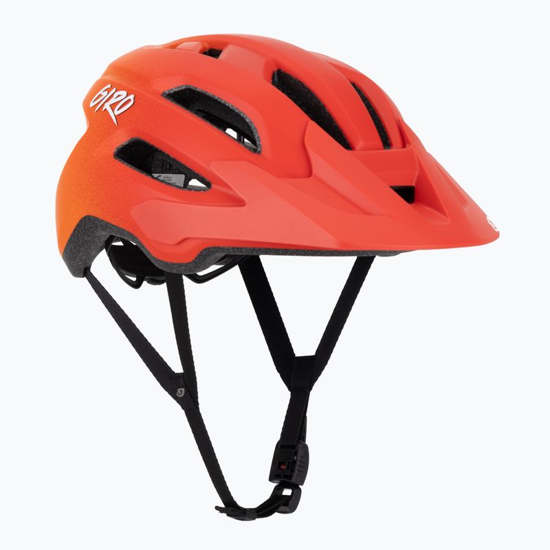 Kask rowerowy dziecięcy Giro Fixture II matte red fade