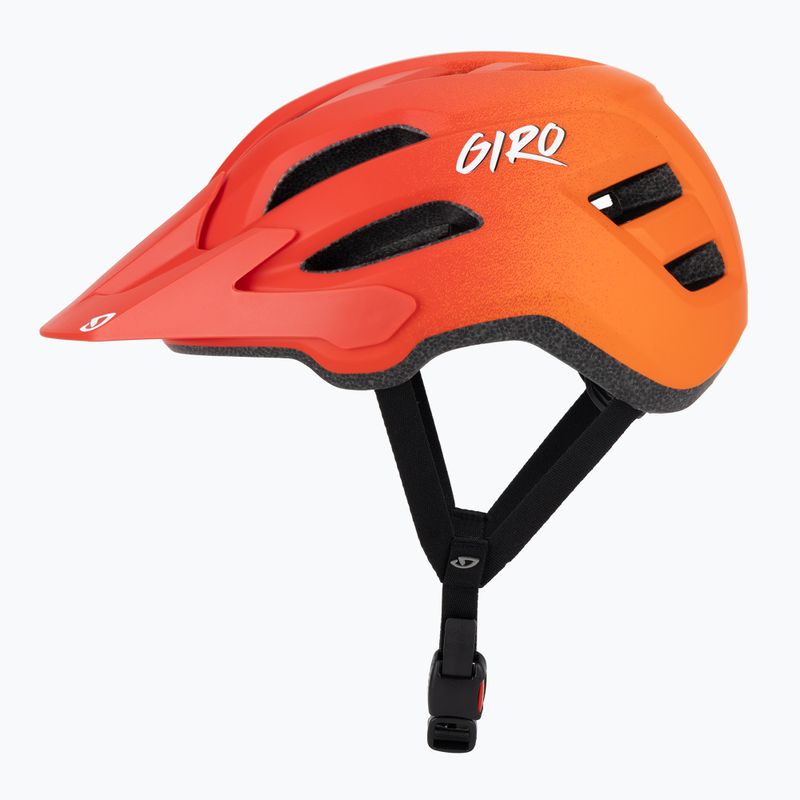 Kask rowerowy dziecięcy Giro Fixture II matte red fade 3