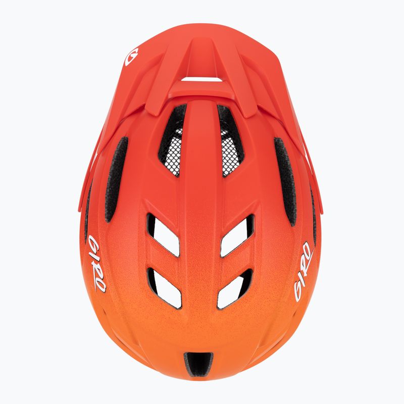 Kask rowerowy dziecięcy Giro Fixture II matte red fade 6