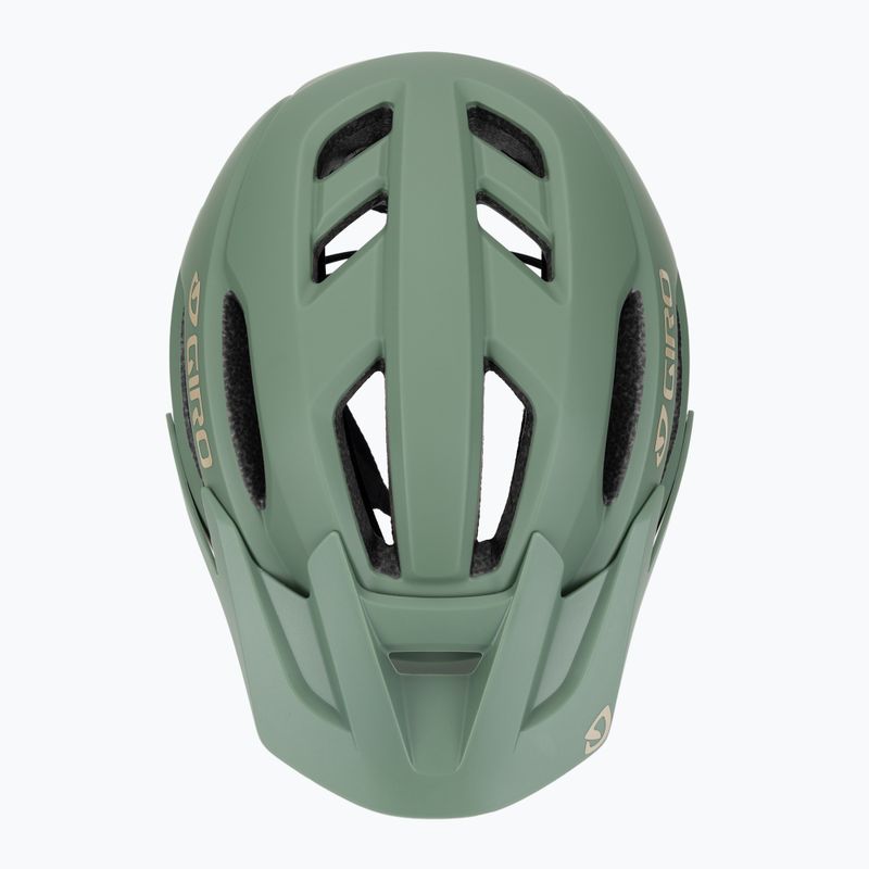 Kask rowerowy Giro Fixture II matte hedge green/dark shark 6