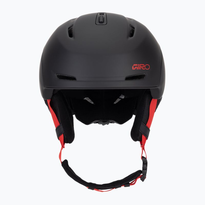 Kask narciarski Giro Neo matte black red 2