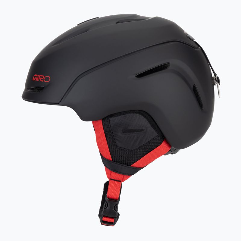 Kask narciarski Giro Neo matte black red 3