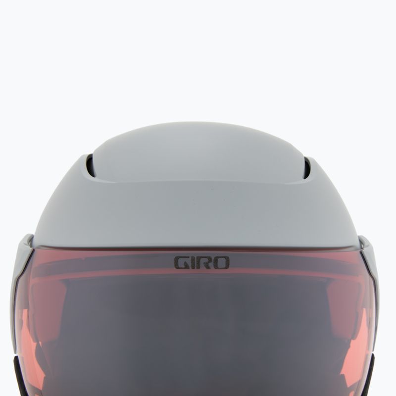 Kask narciarski Giro Orbit Spherical Mips matte light grey/vivid onyx 7