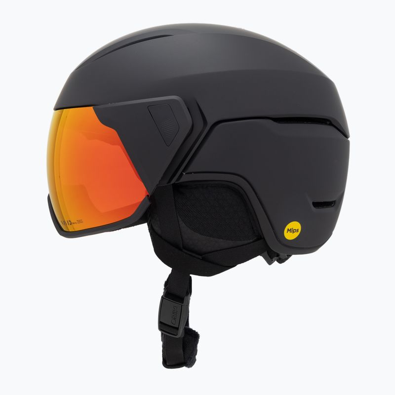 Kask narciarski Giro Orbit Spherical Mips matte black/vivid ember 3