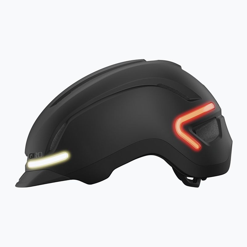 Kask rowerowy Giro Ethos Integrated MIPS LED matte black 2
