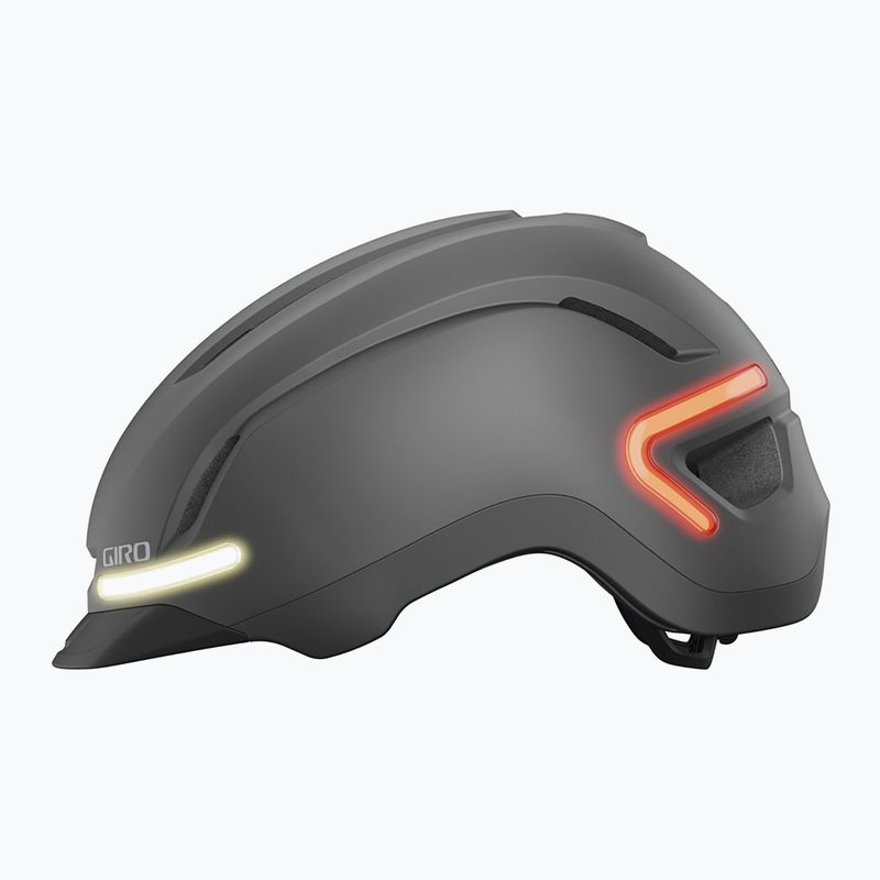 Kask rowerowy Giro Ethos Integrated MIPS LED matte graphite 2