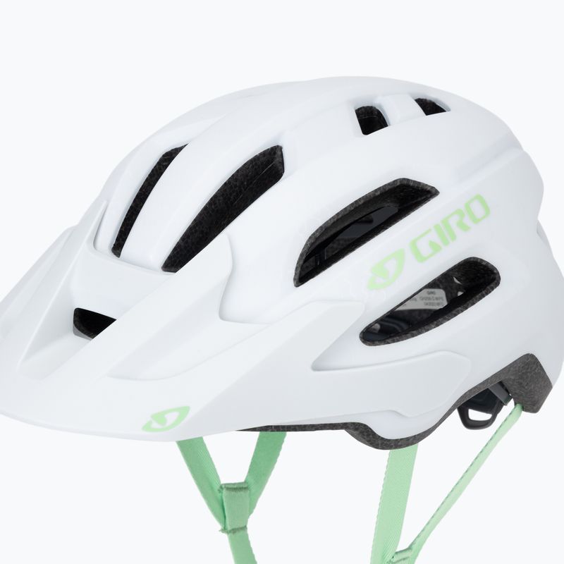 Kask rowerowy Giro Fixture II Integrated MIPS W matte white/green pearl 7