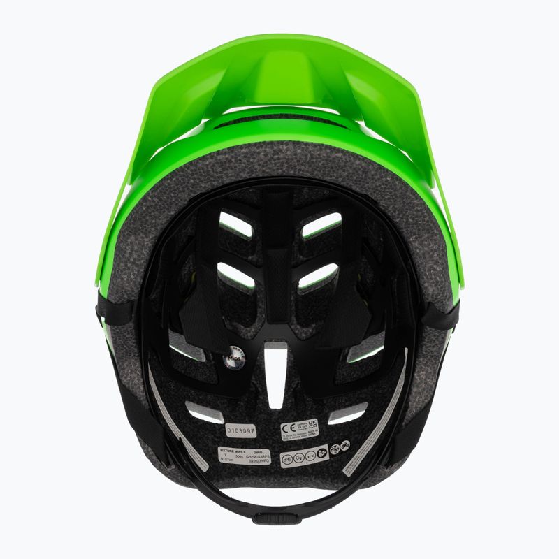 Kask rowerowy dziecięcy Giro Fixture II Integrated MIPS matte bright green 6