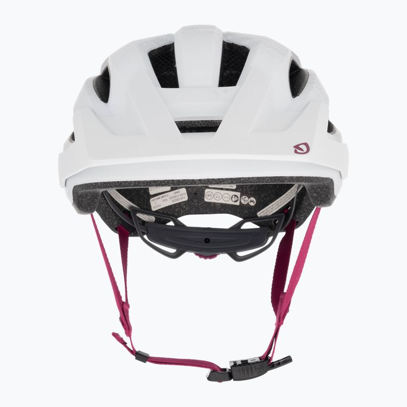 Kask rowerowy dziecięcy Giro Fixture II Integrated MIPS matte white pearl white ripple fade 2