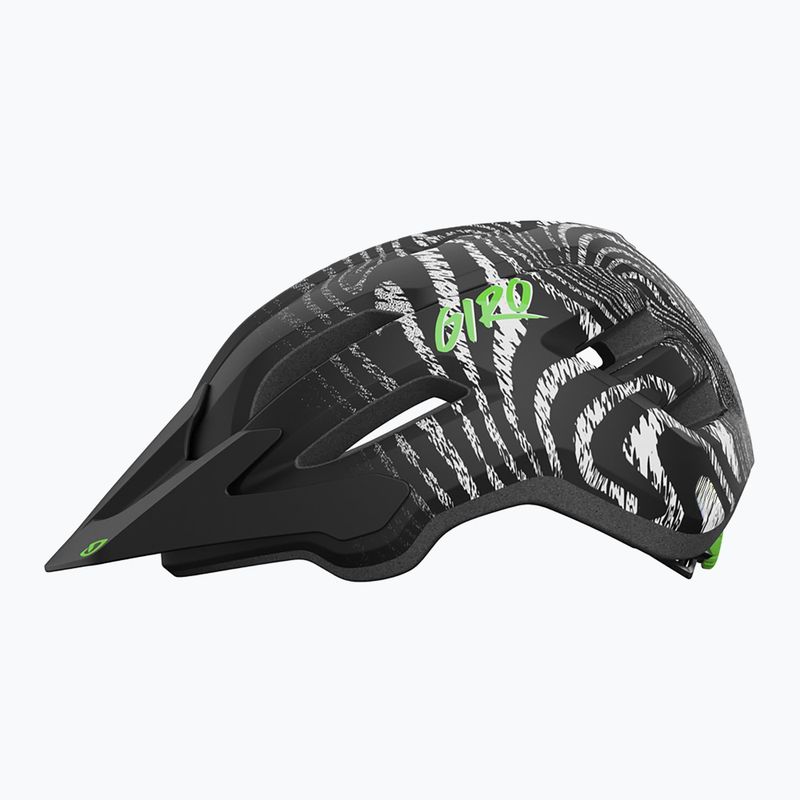 Kask rowerowy dziecięcy Giro Fixture II matte black ripple fade 2