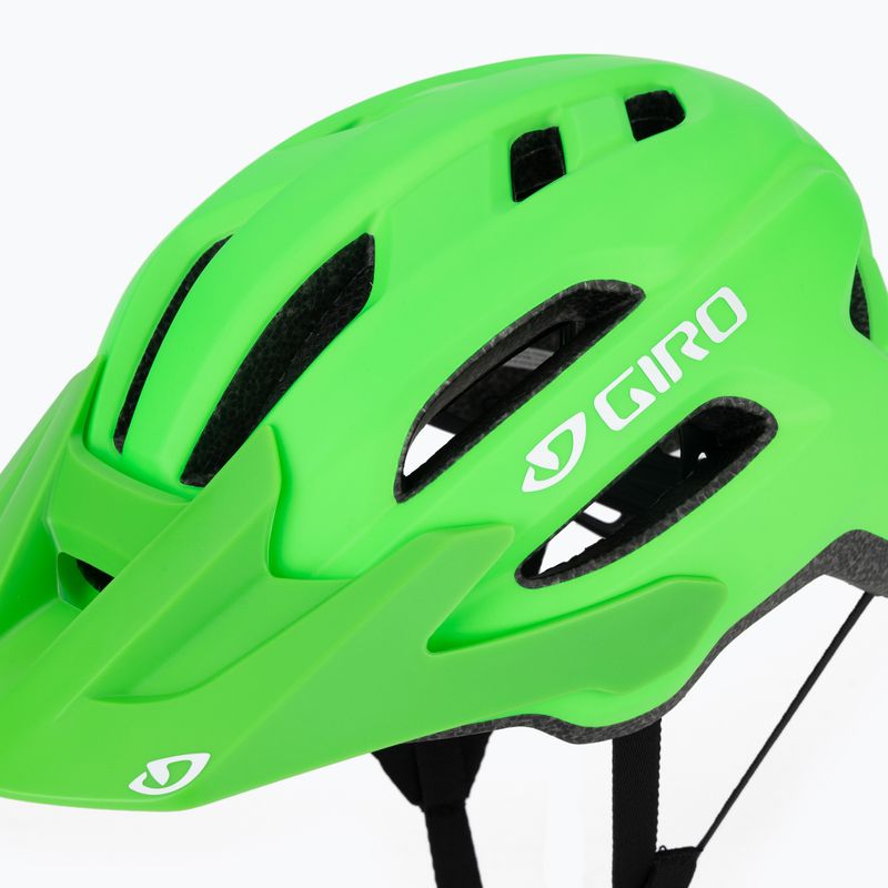 Kask rowerowy dziecięcy Giro Fixture II matte bright green 7