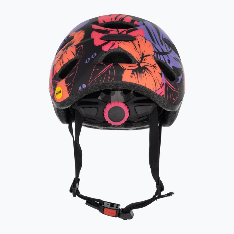 Kask rowerowy dziecięcy Giro Scamp Integrated Mips Jr matte black floral 2