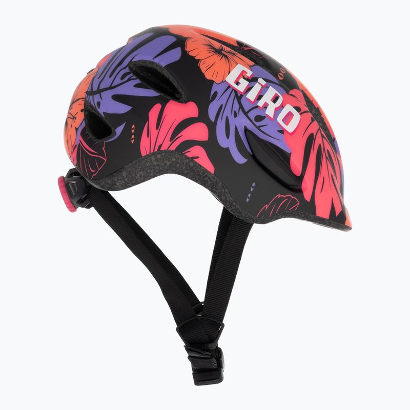 Kask rowerowy dziecięcy Giro Scamp Integrated MIPS matte black floral 4