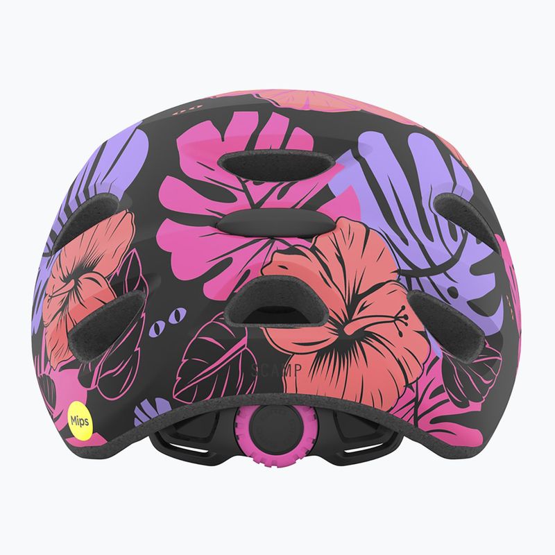 Kask rowerowy dziecięcy Giro Scamp Integrated Mips Jr matte black floral 9